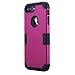 LONTECT for iPhone 7 Plus Case Hybrid Heavy Duty Shockproof Full-Body Protective Case with Dual Layer [Hard PC+ Soft Silicone] Impact Protection for Apple iPhone 7 Plus - Purple/Black