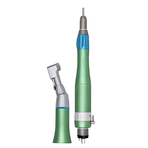 4 Holes Low Speed Straight, Contra-angle,Air motor Latch type Hand Tool Kit Green (Pack of 3)