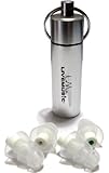 LiveMus!c HearSafe Ear Plugs - High Fidelity Earplugs for Musician, Concert, Drummer, Percussion, DJ & Clubbing - Reusable, Comfortable & Silicone Triple Flange - Protection from Loud Sounds, Noise-Cancelling, Lifetime Guarantee (Standard Size)