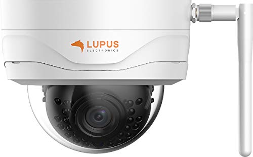 Lupus Electronics Caméra Dôme Ip Lupus Le204 Wlan, Caméra De Surveillance Extérieure, Enregistrement Sd, Fabricant Allemand, Sans Fil Via Wlan, Vision Nocturne, Boîtier Métallique, Y Compris Logiciel PC/Mac, Sans Batterie