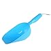Sroute Pet Food Scoop; 2-Cup, Lines for 1Cup and 2 Cup, Volumes for 200ml and 400ml, Dog Puppy Cat Rabbit Plastic Pet Food Scoop,Four Colors Available (Blue)