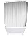 D&L Extra Wide Vinyl Shower Curtain for a Clawfoot Tub/White Without Magnets 180