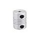 uxcell 6mm to 8mm Shaft Coupling 25mm Length 20mm Diameter Stepper Motor Coupler Aluminum Alloy Joint Connector for 3D Printer CNC Machine DIY Encoder