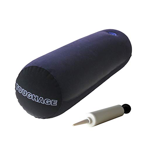 APPVIP Yoga Pillow for Women -Long Round Cushion aid for Couples Deeper Supportive Inflatable Portable (Bolster roll)