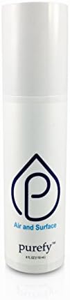 PUREFY Air and Surface Spray. Daily Cleanser (4oz), Eliminate contaminants Anywhere. Hypoallergenic. Unscented. No Residue. (On The Go)