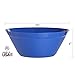 Newport 10-inch Plastic Salad and Snack Bowls | set of 6 in 3 Basic Colors