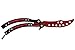 Anlado Balisong Cs Go Butterfly Knife Trainer - Red Color - no Offensive Blade - Durable