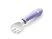 BABYBJORN Baby Spoon and Fork - Pink/Purple, 4-Count