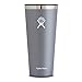 Hydro Flask Tumbler Cup - Stainless Steel & Vacuum Insulated - Press-in Lid - 32 oz, Graphite primary
