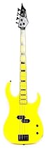 Dean CZONEBASSYEL Custom Zone Yellow Electric Bass Guitar with Matching FB
