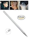 Razor Pen 20 Straight Blade w/Tweezer Shaving for Men Woman Kids | Barber & Salon Styling Razor Pencil Haircutting Cutting Tattoo Engraving Maker Stick Hair Knife Razors – By Original Razor Pen
