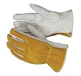 RADNOR Grain/Split Cowhide Drivers Gloves (Small)