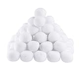 SelfTek 50Pcs Fake Snowballs Toy Play