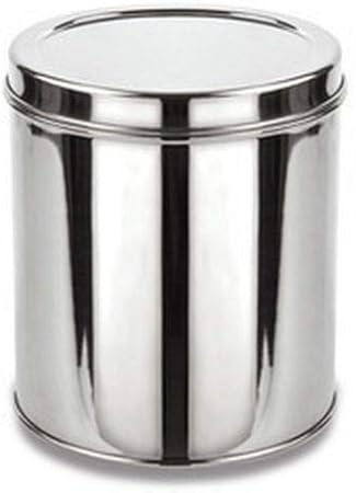 Amazon Com Stainless Steel Storage Box For Grain Flour Kitchen Dabba Canister Container 1 Liter Kitchen Dining