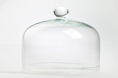 Edwanex Display Glass Cake Cupcake Dome Cover Cloche Diameter 29.5 cm