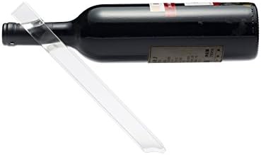 ClearYup Magic Gravity Defying Wine Bottle Stand Magnum Wine Bottle Holder Decorative Single Bottle Holder Wine Racks Countertop Acrylic Crystal Wine Bottle holders Counter Balanced
