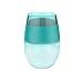 HOST Cooling Cup, Set of 1 Double Wall Insulated Freezable Drink Chilling Tumbler with Freezing Gel, Glasses for Red and White Wine, 8.5 oz, Translucent Green