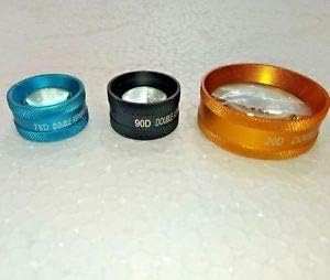 78D 90D Double Aspheric Lens Pack Ophthalmology & Optometry Slit lamp Lens