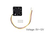 Waveshare Dedicated 5V~12V Voltage Cooling Fan for Jetson Nano 3PIN Reverse-Proof Connector