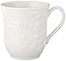 Lenox Opal Innocence Carved Mugs, White