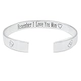 AutumnFall® Remember I Love You Mom Mother's Day Gift / Gifts For Mom From Daughter Forever and Always