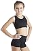 Liakada Girls Stylish & Supportive Basic Sports Bra with Integrated Bra Shelf Liner Dance, Gym, Yoga, Cheer!