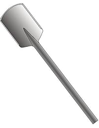 Bosch hs2169 5 3 8 pulgadas por 21 pulgadas de arcilla Pala