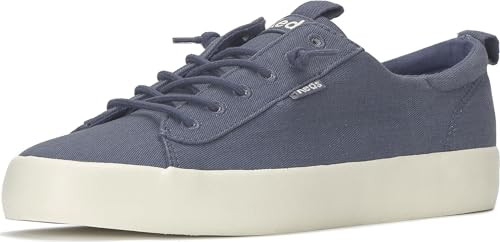 Keds Kickback Canvas Slip On Fashion Sneaker, Vintage Indigo, 10