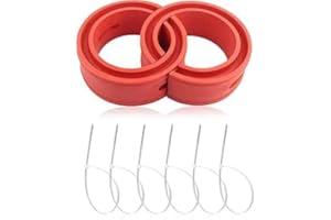 Yeanifeana Round Coil Spring Spacers,OD 6.41" ID 4.56" Coil Spring Booster for Protecting Suspension Systems & Lifting Chassi