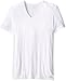 Calvin Klein Men's Body Modal Short Sleeve V Neck T-Shirt, White, Large