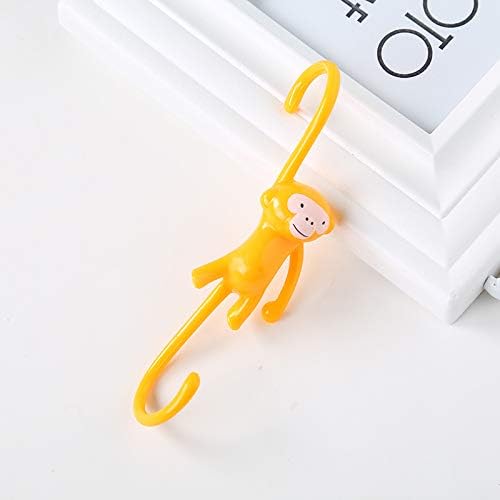 Goodjobb Cartoon Monkey Hooks Kitchen S-Hook Hanger Bathroom Home Tools Holder Wall Hook