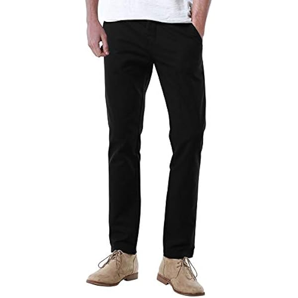 Lee Men's Flat Front Slim Straight Pant, Navy, 29W x 30L at Amazon