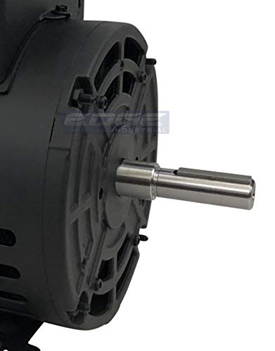 New 5HP Electric Motor for air Compressor 56 Frame 3440 RPM 5/8" Shaft 20.3 AMP 230 Volt