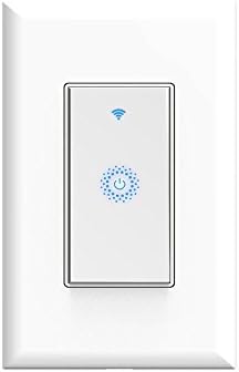 Wifi Light Switches Smart Switch, Wireless remote control, Neutral wire required, Smart Hub for Light bulbs, Compatible with Amazon Alexa and Google Home