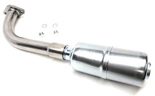 Exhaust With Muffler for: Predator 212cc, Honda GX160, GX200 - Thumbnail 5