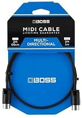 BOSS BMIDI-PB2 2ft Space-Saving MIDI Cable with Multi-Directional Connectors view 2