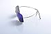 De Ding rimless titanium polarized Sunglasses (gray, purple)