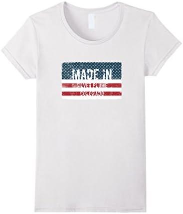 Womens Made in Silver Plume, Colorado T-shirt Large White
