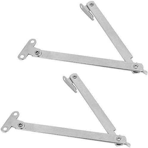 10pcs Cabinet Cupboard Door Folding Hinge Soft Lift Up Strut Lid Flap Hold Stay Support Damper Hinge