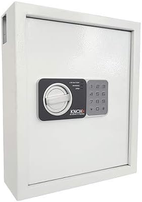 Knoxsafe KEYLOCKER 2 Key Cabinet supplied with 48 key hooks, white, HxWxD: 36 x 30 x 10 cm 9 kg - Image 3