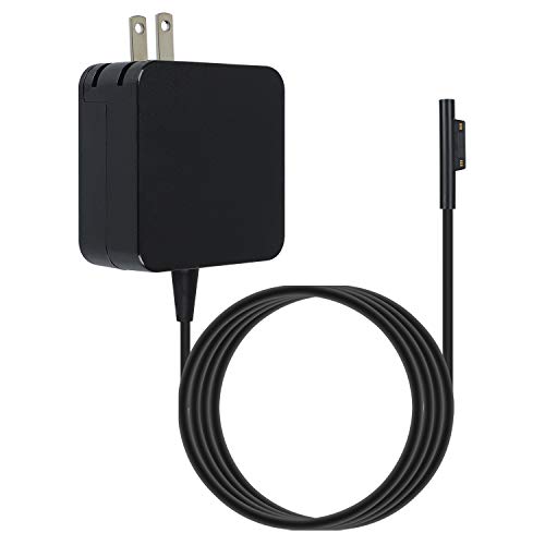 Portable 44W 15V 2.58A Power Supply Adapter Charger for Microsoft Surface Laptop; Surface Pro (2017) ;Surface Book,Surface Go and Microsoft Surface Pro 3, Pro 4 i5 i7 Tablet.(6Ft Power Cord)