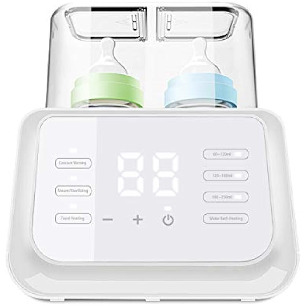 Baby Bottle Warmer, Steam Sterilizer Multifunctional Auto PowerOff
