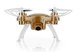 Syma X52C Nano Quadcopter with 2MP 720P HD Camera and Bonus Battery - Gold