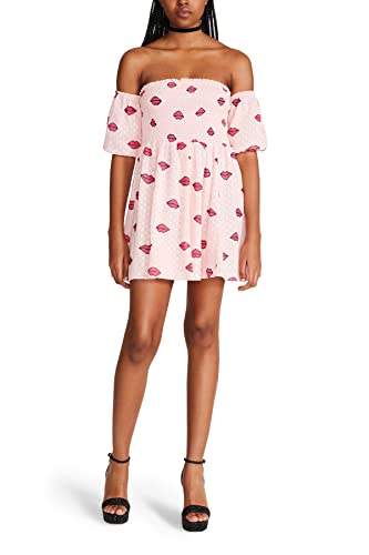 Betsey Johnson Womens Ariana Mini Casual Night Out Dress, Almond Blossom, XX-La…