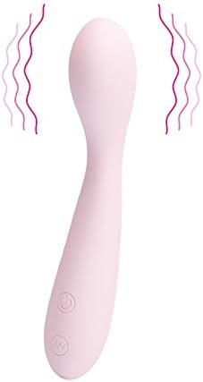 XISE Wand Massager Handheld 30 Powerful Functions of Vibration,Silicone Personal Therapy Body Massager for Muscle Aches | Cordless USB Rechargeable (Pink Little)