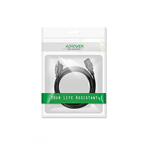 Projector Power Cord Cable Replacement [UL Listed] 6FT Compatible for EPSON BenQ Canon Optoma