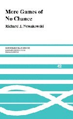 More Games of No Chance (Mathematical Sciences Research Institute Publications)