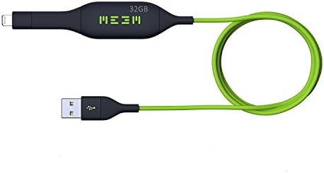 MEEM iOS 32GB The Charger that Automatically Backs Up Your Phone or Tablet on to the Cable (MFi Approved)