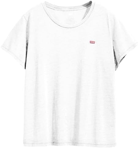 Plus Size The Perfect Tee, T-shirt Donna, White +, 2XL