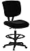 HON Volt Standing Desk Chair, Fabric Office Chair with Foot Rest, Armless, Ergonomic Recline and Center Tilt, for Computers, Offices, Work, Black